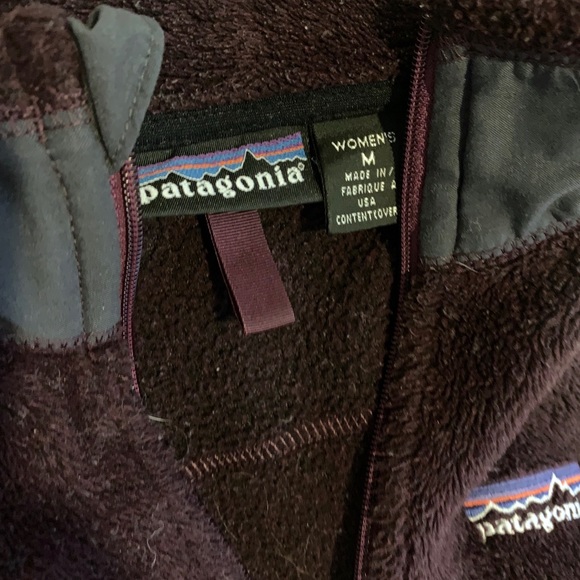 90s Vintage Patagonia | Women's Zip Front R2 Fleece | Size M - Picture 9 of 10